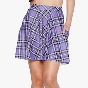 Plaid Mini Skirt